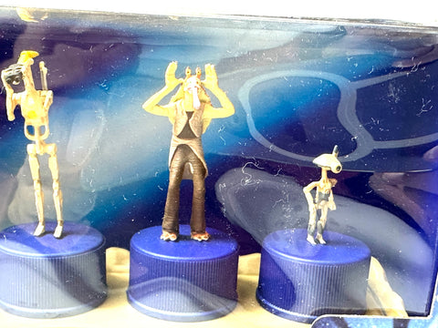 Pepsi Star Wars Bottle Cap Figurines Lot of 3 Collection 1998