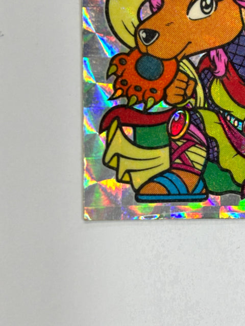 Lotte Bikkuriman Sticker Devil VS Angel Yasei Elsa M Vintage JAPAN