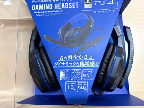 【PlayStationオフィシャルライセンス商品】PS4専用ヘッドセット『Gaming Headset (オーバーイヤータイプ) 』Designed for PlayStation4