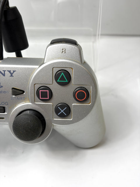 Sony PlayStation 2 PS2 DualShock 2 Controller Satin Silver SCPH-10010 Official OEM