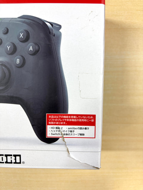 【任天堂ライセンス商品】ワイヤレスホリパッド TURBO for Nintendo Switch™ 2 ミストブラック【Switch2・Switch両対応】【連射/連射ホールド機能搭載】