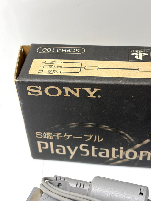 Sony PlayStation S-Video Cable SCPH-1100 Official PS1 PS2 PS3 Boxed OEM Japan