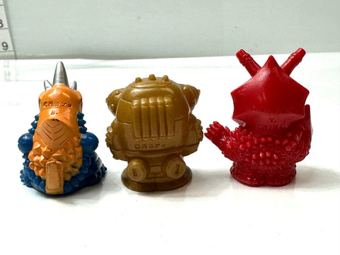 Ultraman Series Finger Puppet Soft Vinyl Figures Set of 8 Collector Item JAPAN