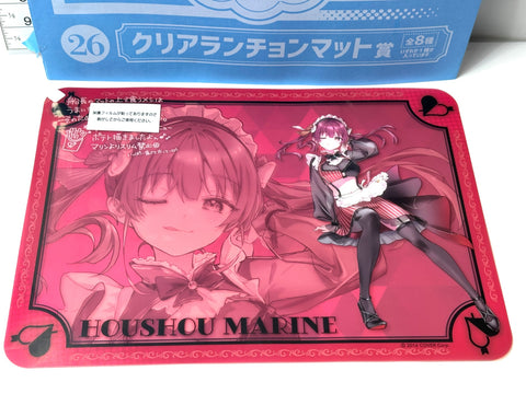 Ichiban Kuji Hololive Visual Mat Clear Mat Rubber Charm Set Japan
