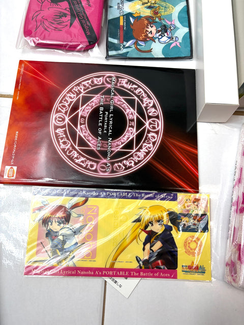 Magical Girl Lyrical Nanoha A's Portable Lyrical Box PSP Limited figma Figure Set