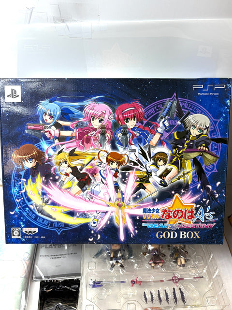 Magical Girl Lyrical Nanoha A's Portable The Gears of Destiny God Box PSP Limited Figure