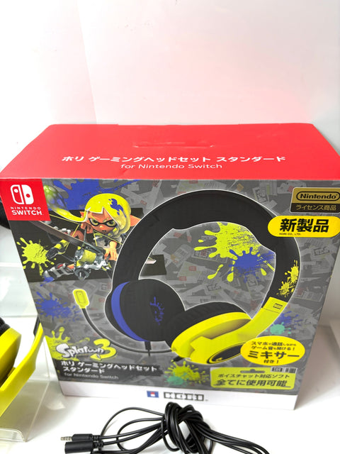 HORI Gaming Headset Standard Splatoon 2 for Nintendo Switch NSW-107