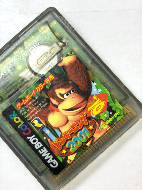 Donkey Kong 2001 Country Game Boy Color GBC Nintendo Japan Platformer