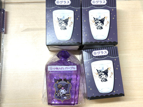 Sanrio Kuji Prize Merch Bundle Set Kuromi Focus Cinnamoroll Hangyodon