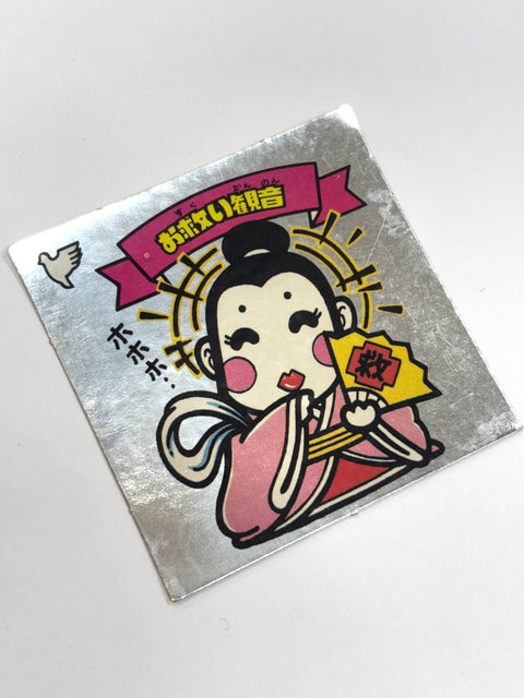 Bikkuriman Sticker Devil vs Angel Osukui Kannon Vintage Japanese Collectible Japan