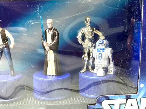 Pepsi Star Wars Bottle Cap Figurines Lot of 3 Collection 1998