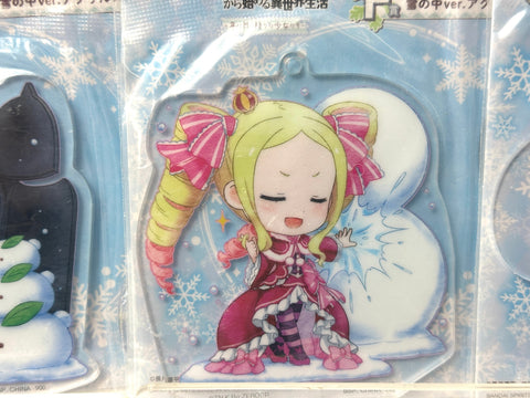BANDAI Ichiban Kuji Re:Zero F Prize Acrylic Stand Snow Ver. Set of 5