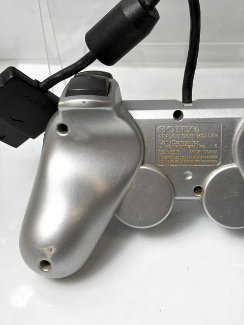 Sony PlayStation 2 PS2 DualShock 2 Controller Satin Silver SCPH-10010 Official OEM