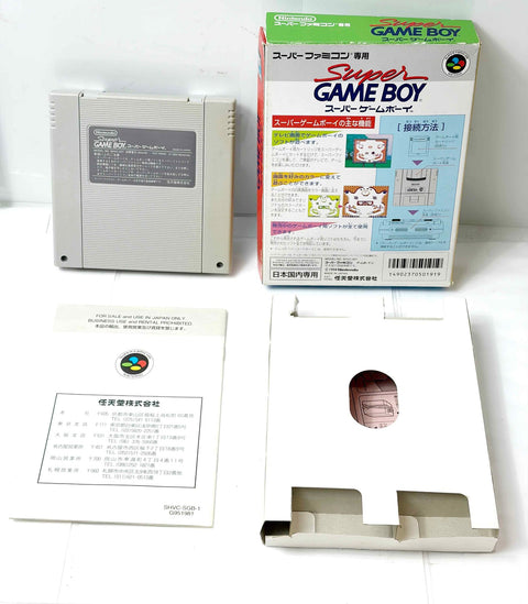 Nintendo Super Game Boy Adapter SHVC-014 Boxed CIB for Super Famicom SFC
