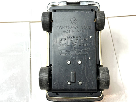 Yonezawa Toys Honda Civic Police Car Mini Car 20cm Opening Doors & Rear Hatch