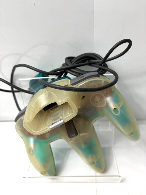 Nintendo 64 N64 Controller Clear Blue NUS-005 Official Japan Import Joystick Tight