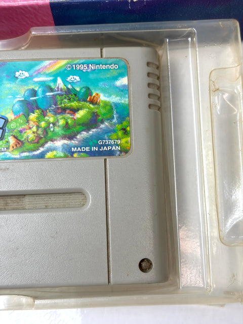 Super Mario World 2 Yoshi's Island Super Famicom SNES Nintendo Japan Boxed CIB