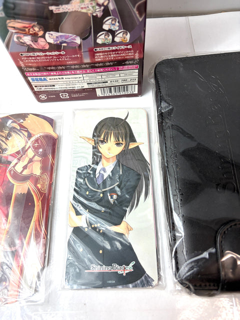 Shining Blade Accessory Set PSP Sega Japan Pouch UMD Case Decoration Sticker