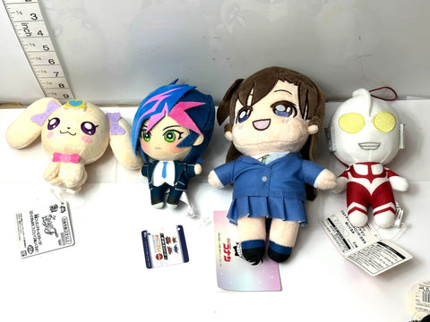 Used Plush Mascot Lot Eight Ranger Hello Kitty Pokemon Eevee Fujiki Yusaku Latte etc