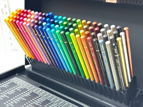 MITSUBISHI PENCIL uni Colored Pencils 100-Color Set Artist Grade