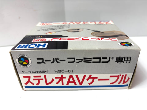 HORI Stereo AV Cable for Super Famicom SFC SNES HSC-01 Boxed JPN