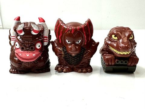 Ultraman Series Finger Puppet Soft Vinyl Figures Set of 8 Collector Item JAPAN