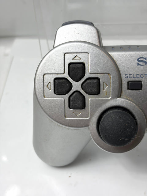 Sony PS3 Controller SIXAXIS Satin Silver CECH-ZC1J Wireless Official OEM Non-Rumble
