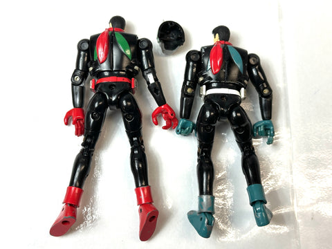 Souchaku Henshin Kamen Rider Figure Lot Junk Condition No.1 /2 V3 Stronger
