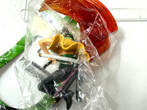 ONE PIECE Super Effect Figure Key Holder Vol.4 Zoro/Luffy 2pcs Set