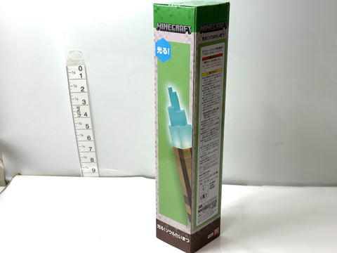 FuRyu Minecraft Light-Up Soul Torch Figure Lamp JAPAN