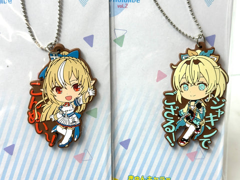 BANDAI Ichiban Kuji hololive Kyun-Chara Prize Rubber Charm Keychain Set of 11