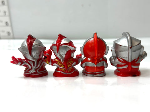 Ultraman Series Finger Puppet Soft Vinyl Figures Set of 8 Collector Item JAPAN